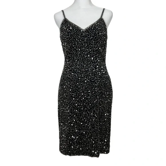 black mini dress with mesh sleeves Y2K Black Mini Dress With Stole – StyleAsh main image 1